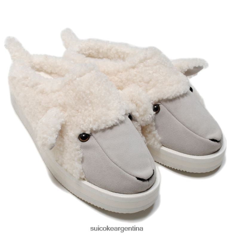 diapositivas blanco VNTLNP54 unisexo SUICOKE pantuflas jubón x animal