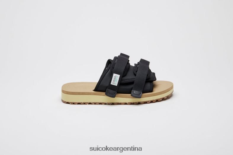 diapositivas negro/beige VNTLNP43 unisexo SUICOKE moto-cab-eco