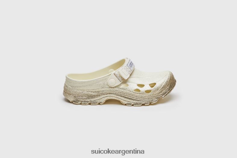 sandalias beis/dorado VNTLNP33 unisexo LANVIN x SUICOKE bordillo mok