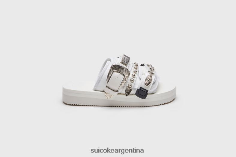 sandalias blanco VNTLNP28 unisexo SUICOKE toga x moto-taxi