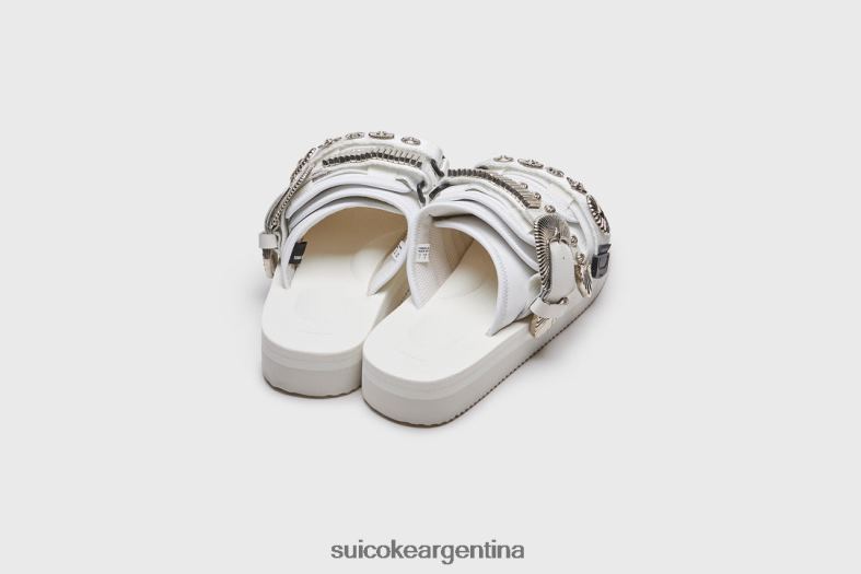 sandalias blanco VNTLNP28 unisexo SUICOKE toga x moto-taxi