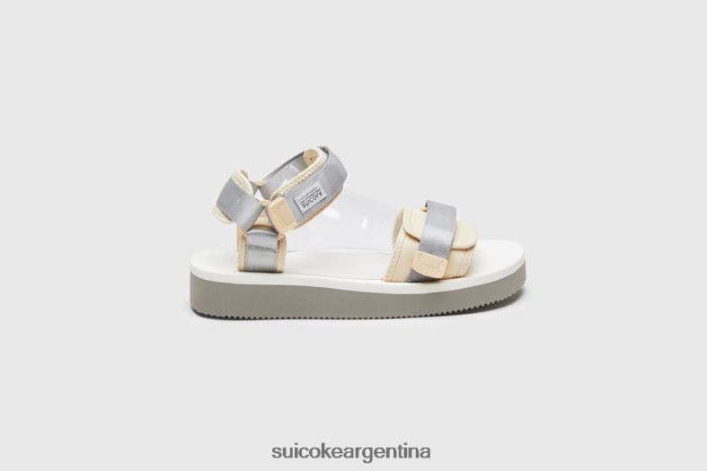 sandalias gris blanco VNTLNP21 unisexo SUICOKE cel-po