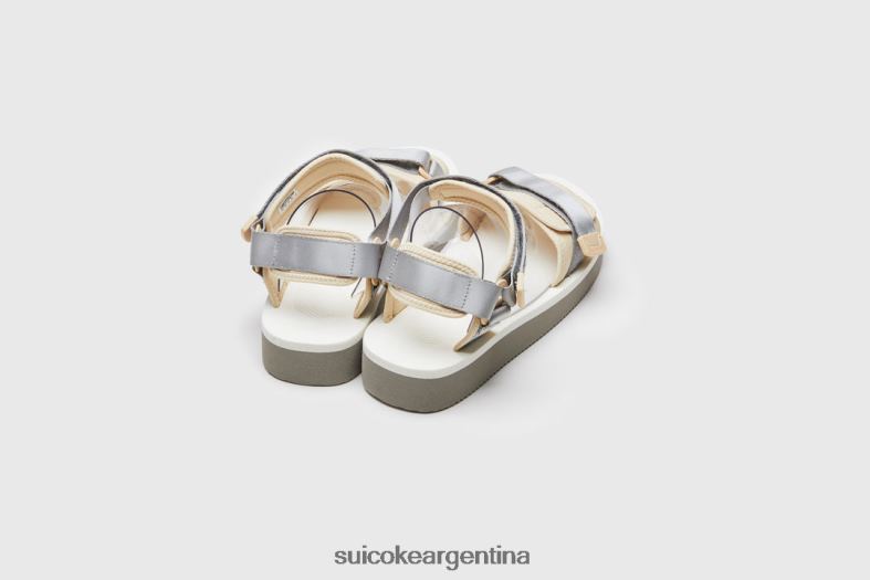 sandalias gris blanco VNTLNP21 unisexo SUICOKE cel-po