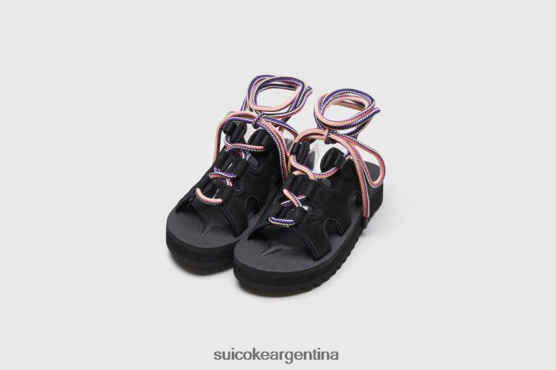 sandalias negro VNTLNP22 unisexo SUICOKE ray-ab