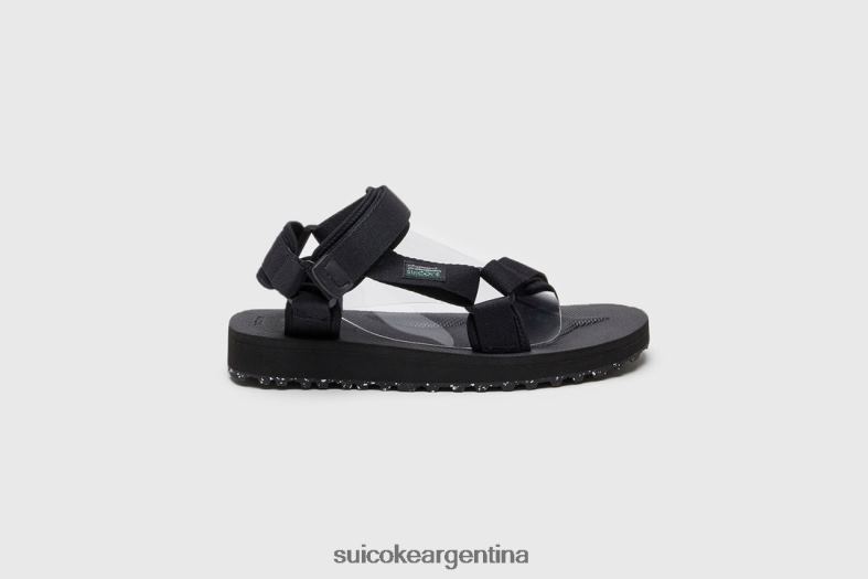 sandalias negro VNTLNP24 unisexo SUICOKE depa-2cab-eco