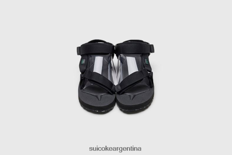 sandalias negro VNTLNP24 unisexo SUICOKE depa-2cab-eco