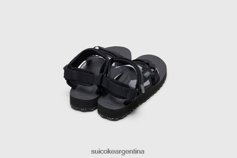 sandalias negro VNTLNP24 unisexo SUICOKE depa-2cab-eco