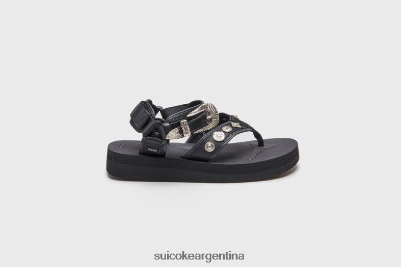 sandalias negro VNTLNP29 unisexo SUICOKE toga x tono-abtog