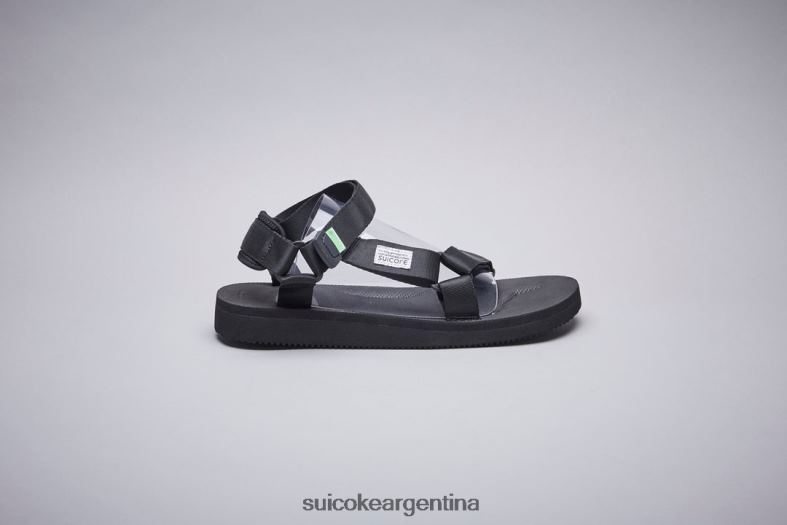 sandalias negro VNTLNP2 unisexo SUICOKE depa-taxi