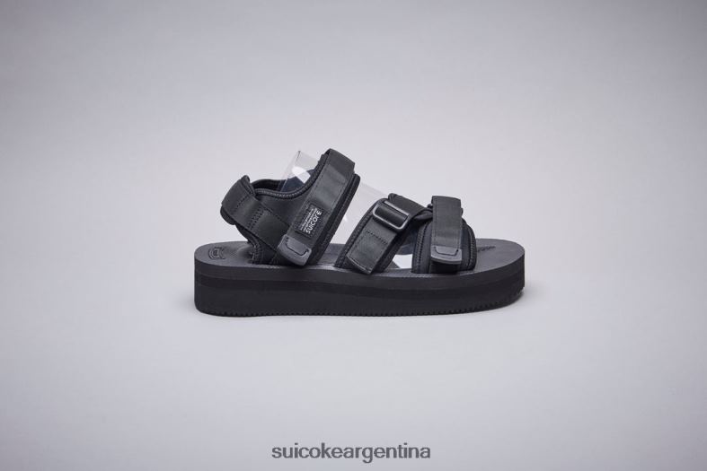 sandalias negro VNTLNP5 unisexo SUICOKE kisee-vpo