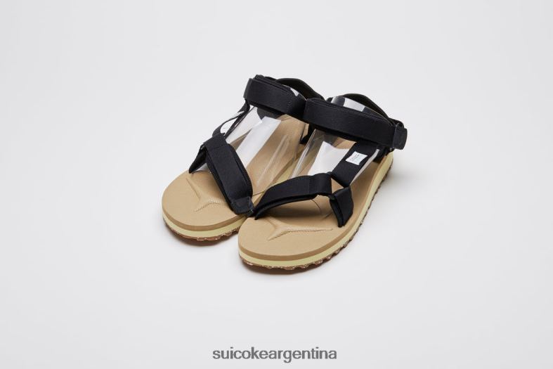 sandalias negro/beige VNTLNP19 unisexo SUICOKE depa-2cab-eco